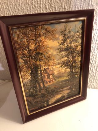 Paisaje Bosque y Río - Vicente Roso Mengual