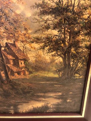 Paisaje Bosque y Río - Vicente Roso Mengual