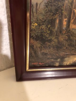 Paisaje Bosque y Río - Vicente Roso Mengual