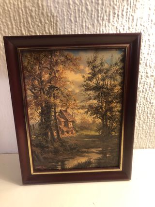 Paisaje Bosque y Río - Vicente Roso Mengual