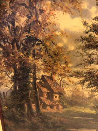 Paisaje Bosque y Río - Vicente Roso Mengual