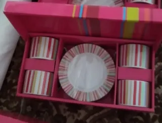 2 Juegos Café Vintage Porcelana 4 servicios cada u