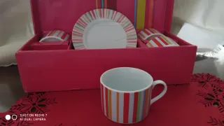 2 Juegos Café Vintage Porcelana 4 servicios cada u