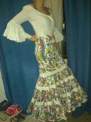 Traje Flamenca MICAELA VILLA Multicolor