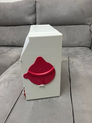 Jaula para pájaros Pedros blanca y roja