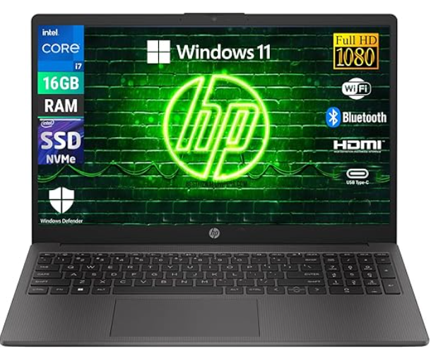 Portátil HP 250 G10 Intel Core i7 16GB RAM SSD