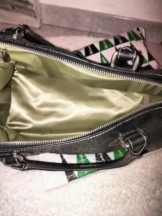 Bolso Negro El potro de piel