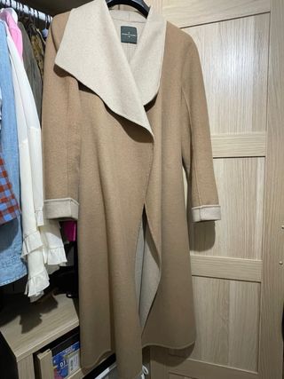 Abrigo Roberto Verino Doble Faz Beige