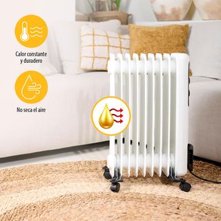 RADIADOR DE ACEITE DE 9 ELEMENTOS 2.000W 3NIVELES.