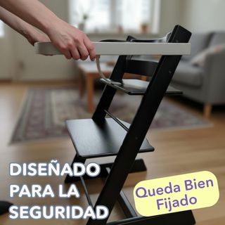 Bandeja para silla alta trona GRIS SIN ESTRENAR