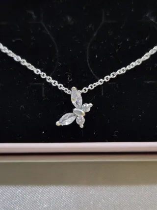 Conjunto Mariposa Brillante Pandora Plata