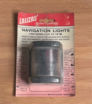 Luz de navegación bicolor Lalizas