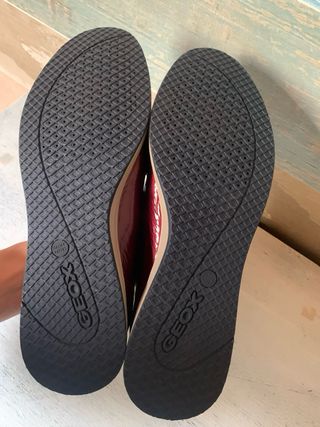 Mocasines Geox Rojos Charol