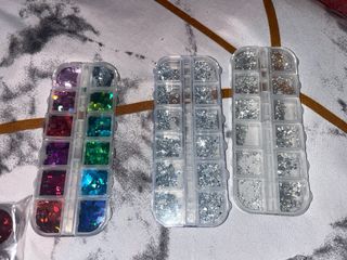 Pack Pinceles y Purpurina Uñas