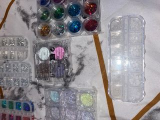 Pack Pinceles y Purpurina Uñas