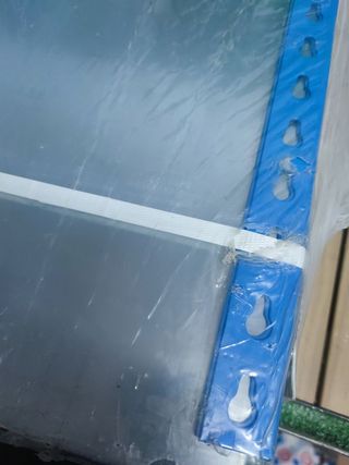 SimonRack Estantería Metálica Almacenaje, Sin tornillos, 5 Baldas, Alta Capacidad Carga 180 kg, 1800x900x300 mm, Estantería Garaje Trastero, Azul/Naranja/Galva