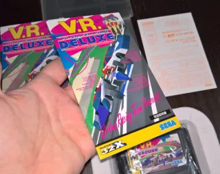 VIRTUA RACING DELUXE REG CARD SEGA MEGA DRIVE 32X