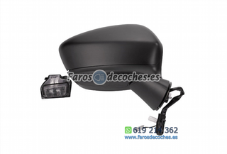 Espejo Retrovisor Derecho Eléctrico Imprimado Con