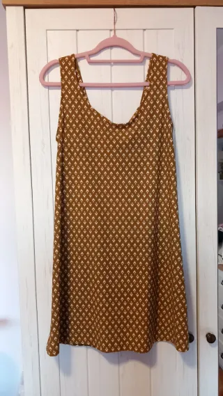 Vestido mini Mango corto estampado