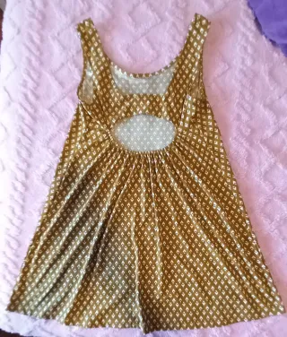 Vestido mini Mango corto estampado