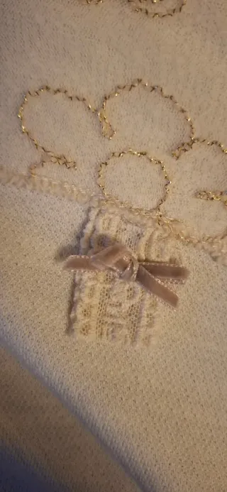 Chaqueta Nekane Beige y Dorada Talla Única