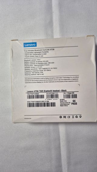 Lenovo HT38 - Auricolari Bluetooth True Wireless