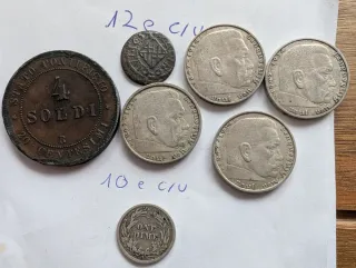 c/u Monedas españolas y de otros países,mayoria