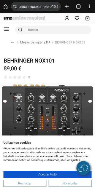 Behringer NOX101 Pro Mixer