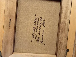 Quadro olio su tela Rodi natura morta