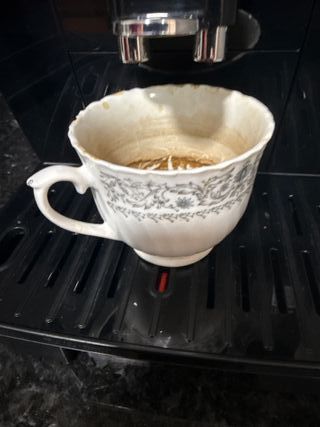 Chávena de café com padrão