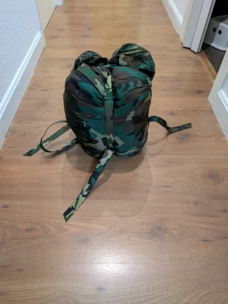 Saco de dormir camuflaje militar