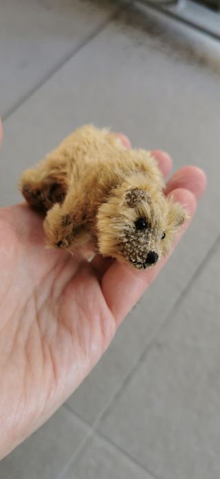 Miniatura Vintage Oso Peluche Colección H. Teddy