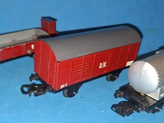 Lote 3 vagones Paya H0 años 60