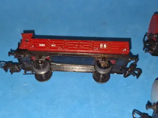 Lote 3 vagones Paya H0 años 60