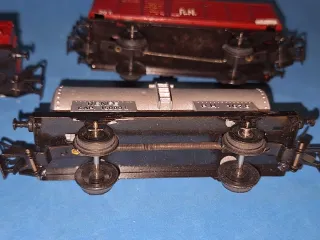 Lote 3 vagones Paya H0 años 60