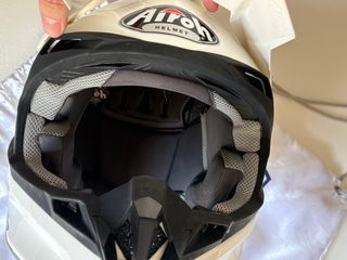 Casco Moto Airoh Blanco talla M