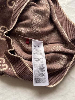 Suéter Gucci GG Monogram Marrón Talla XL