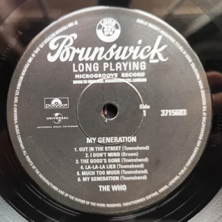 LP 2015 🇪🇺 THE WHO - MY GENERATION