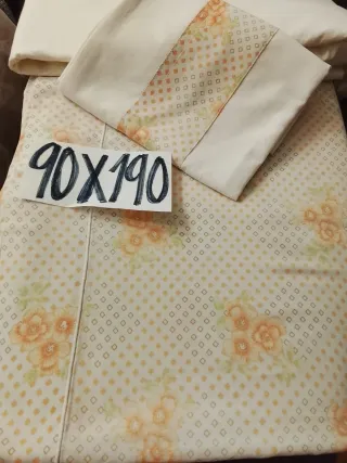 Sábanas 90x190 y 150, textil cama