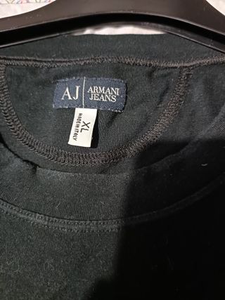 Maglia Armani Jeans XL Uomo Nera