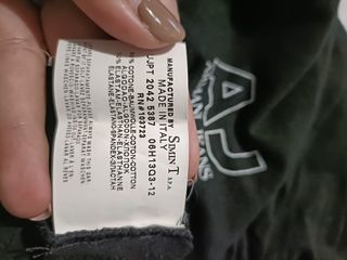 Maglia Armani Jeans XL Uomo Nera