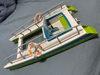 Catamarán Playmobil con accesorios