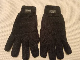 Lote 2 Pares Guantes Negros Invierno