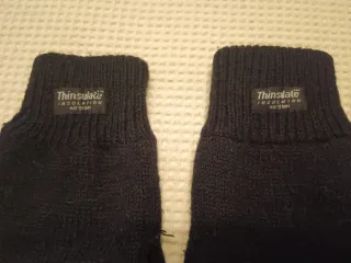 Lote 2 Pares Guantes Negros Invierno
