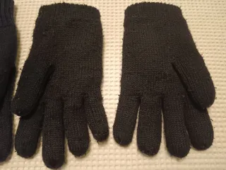 Lote 2 Pares Guantes Negros Invierno