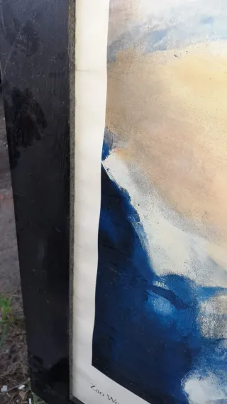 Lámina Zao Wou-Ki, Avril-Septiembre 1987 ver fotos