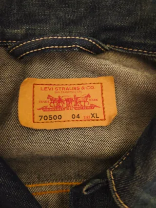 Cazadora Vaquera Levi's Talla XL.