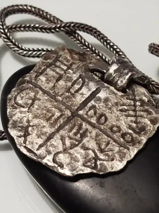 Collar Plata 925 Amuleto Sumerio