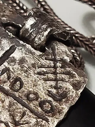 Collar Plata 925 Amuleto Sumerio