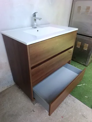 Mueble de lavabo 82x47x84 cm